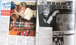 Margareta Söderström, som tävlar i "På spåret", har en hemlig passion för högklackade skor. Hon är lärare och älskar att stå framme vid katedern, men hon gillar också att uppträda. Hon är gift och har en son.
