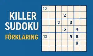 Killer Sudoku-förklaring med en delvis ifylld spelplan. En utmaning för den som söker perfekt form i logik.