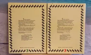 Två böcker med svensk barnkultur, rim ramsor och sånger, illustrerade av Jenny Nyström.