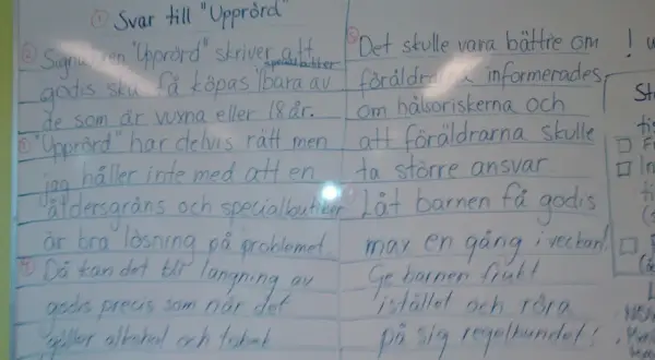 Svar till "Upprörd" diskuterar om godis ska få köpas av alla. Vissa har delvis rätt, men jag håller inte med. Det har inte varit bra att införa åldersgränser.